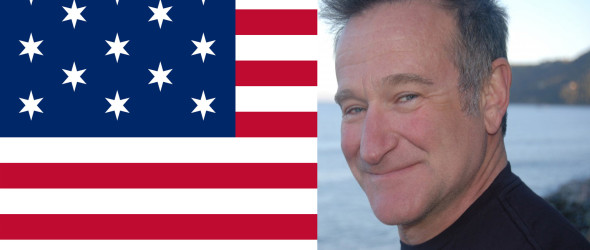 Robin Williams and the America Flag!!!