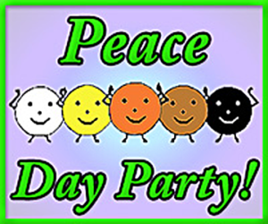 Peace Day Party badge 360x300