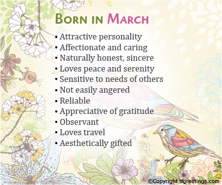 About what month says you birth your What your