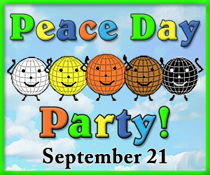 Peace Day Party badge