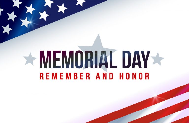 Memorial Day - Good News!