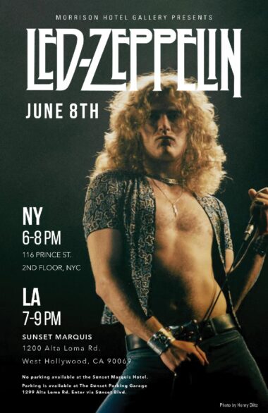 Morrison Hotel Gallery Unveils Led Zeppelin Exhibition with Exclusive ...